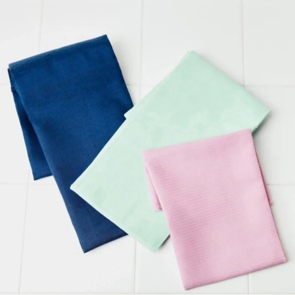 NWT To the Market Gift Wrapping Clothes Pink Navy Turquoise Sustainable Eco - Picture 2 of 8